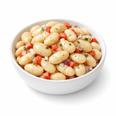 Entrees and sides white bean salad