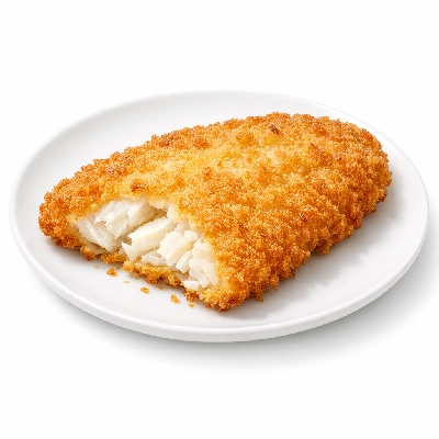 Entrees fish fillet battered or breaded and fried