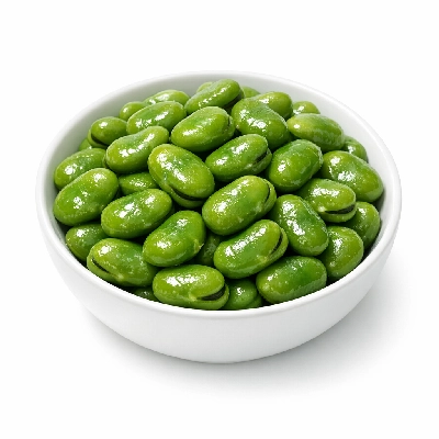 Fava beans boiled with salt