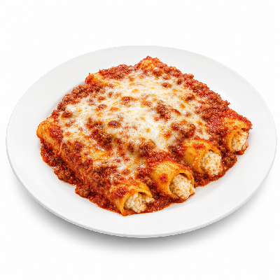 Fazoli's Classic Manicotti with Meat Sauce