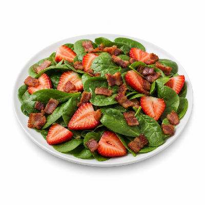 Fazoli's Strawberry Spinach Bacon Salad