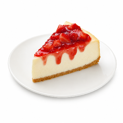 Fazoli's Sweet Treats NY Style Cheesecake with Strawberry