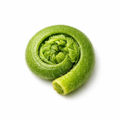 Fiddlehead ferns raw