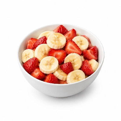Fire Mountain Banana-Strawberry Salad