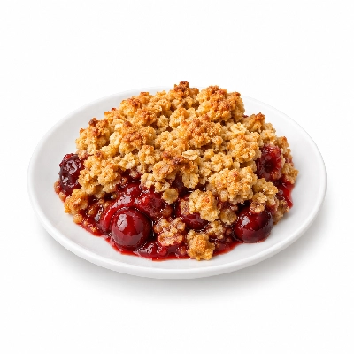 Fire Mountain Cherry Crisp