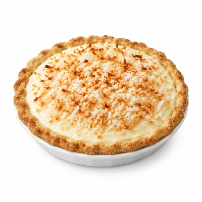Fire Mountain Coconut Cream Pie