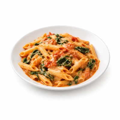 Fire Mountain Entrees Pasta Florentine with Creamy Marinara
