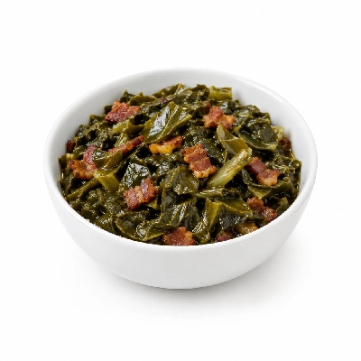 Fire Mountain Sides Collard Greens with Bacon