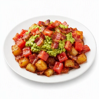 First Watch Breakfast Brunch Eggs-Clusives Avocado Bacon and Tomato Hash (Avocado)