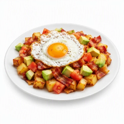 First Watch Breakfast Brunch Eggs-Clusives Avocado Bacon and Tomato Hash Egg