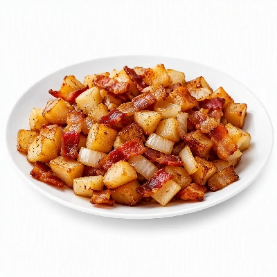 First Watch Breakfast Brunch Eggs-Clusives Bacon and Onion Hash (Hash)