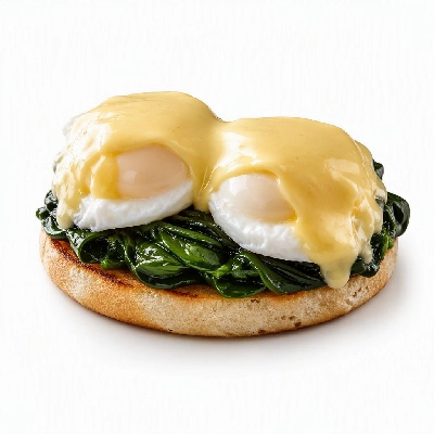 First Watch Breakfast Brunch Eggs-Clusives Eggs Benedict Florentine Dressed Greens