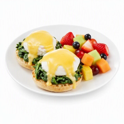 First Watch Breakfast Brunch Eggs-Clusives Eggs Benedict Florentine Fresh Fruit