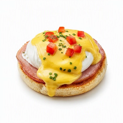 First Watch Breakfast Brunch Eggs-Clusives Eggs Benedict Ham and Tomatoes Hollandaise