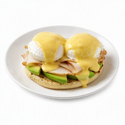 First Watch Breakfast Brunch Eggs-Clusives Eggs Benedict Turkey and Avocado Hollandaise
