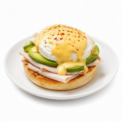 First Watch Breakfast Brunch Eggs-Clusives Eggs Benedict Turkey and Avocado Paprika