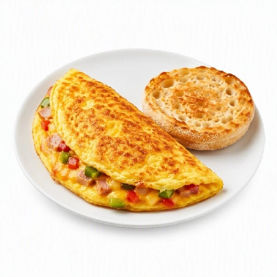 First Watch Breakfast Brunch Omelets the Works English Muffin