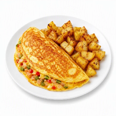 First Watch Breakfast Brunch Omelets the Works Seasoned Potatoes