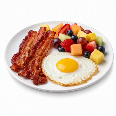 First Watch Kids Bacon and Egg (Fresh Fruit)