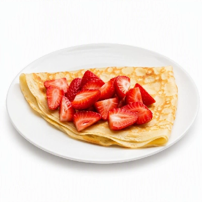 First Watch Kids Fresh Fruit Crepe Strawberries