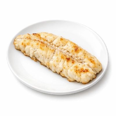 Fish burbot cooked dry heat