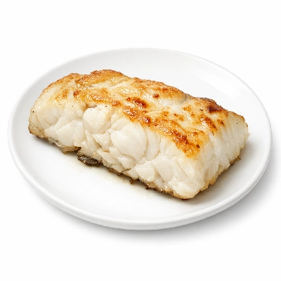 Fish lingcod cooked dry heat