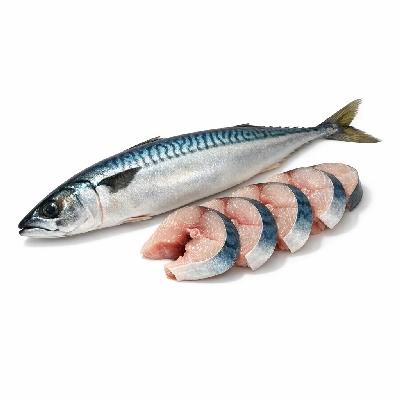 Fish mackerel pacific and jack mixed species raw