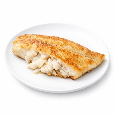 Fish pike walleye cooked dry heat