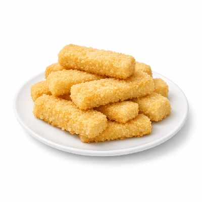 Fish portions and sticks frozen preheated
