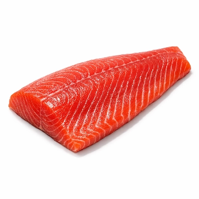 Fish salmon sockeye (red) raw by Alaska Native
