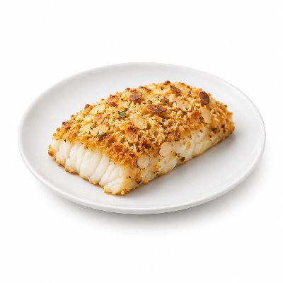 Fit AF Lean Almond-Parmesan Crusted Wild Cod
