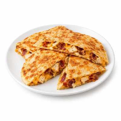 Fit AF Lean Chicken Bacon Ranch Quesadilla on Sprouted Grain