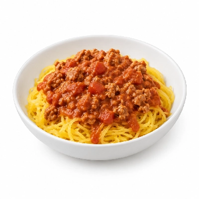 Fit AF Lean Chicken Bolognese with Spaghetti Squash