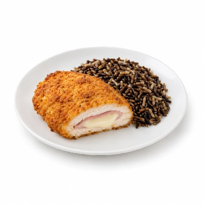 Fit AF Lean Chicken Cordon Bleu with Wild Rice