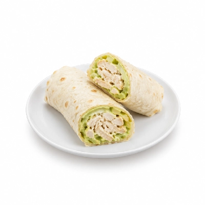 Fit AF Lean Chicken Salad Wrap with Avocado Mayo