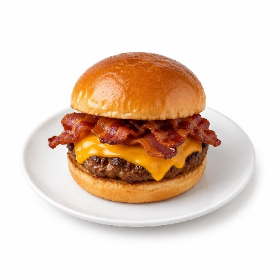 Fit AF Lean Grass-Fed Bacon Cheddar Burger