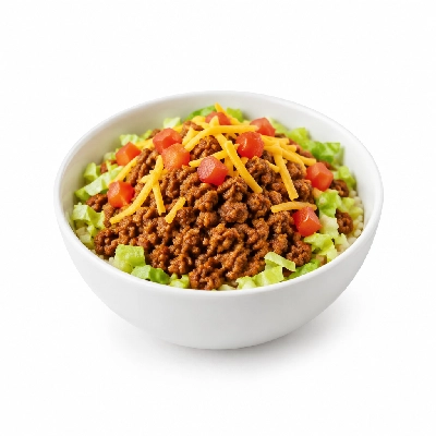 Fit AF Lean Grass-Fed Beef Taco Bowl
