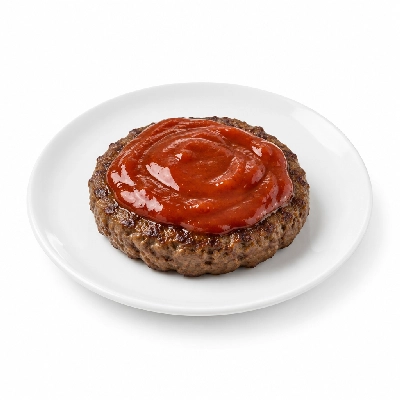 Fit AF Lean Grass-Fed Bison Burger with Chipotle Ketchup