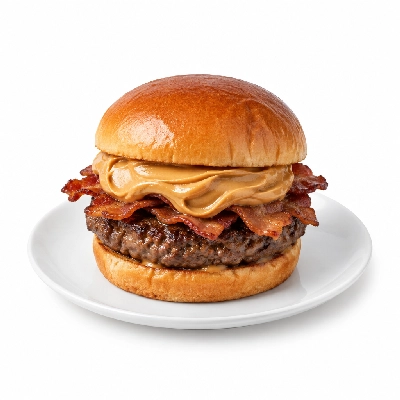 Fit AF Lean Grass-Fed Peanut Butter Bacon Burger
