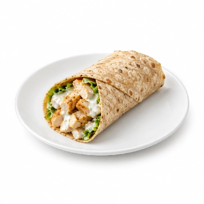 Fit AF Lean Honey Chipotle Ranch Chicken Wrap on Sprouted Grain