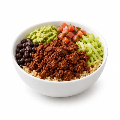 Fit AF Lean Low Carb Wild Boar Chorizo Burrito Bowl