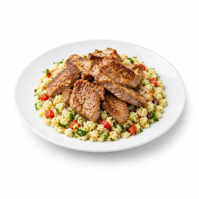 Fit AF Lean Moroccan Pork with Couscous Salad