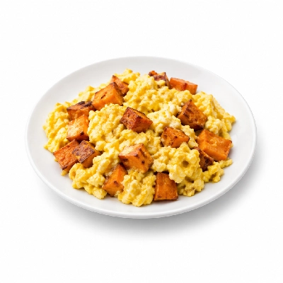 Fit AF Lean Organic Egg Scramble with Sweet Hash
