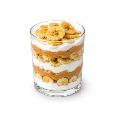 Fit AF Lean Peanut Butter Banana Chip Greek Yogurt Parfait