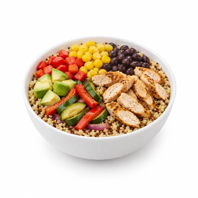 Fit AF Lean Quinoa Burrito Bowl
