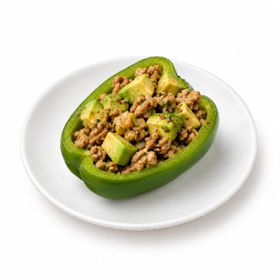 Fit AF Lean Southwestern Turkey Avocado Stuffed Pepper