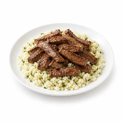 Fit AF Lean Steak Fajita Bowl with Cilantro Lime Cauliflower Rice
