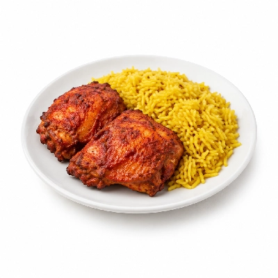 Fit AF Lean Tandoori Chicken Thighs with Pilau Rice