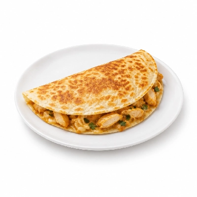 Fit AF Lean Thai Chicken Quesadilla on Low Carb Wrap
