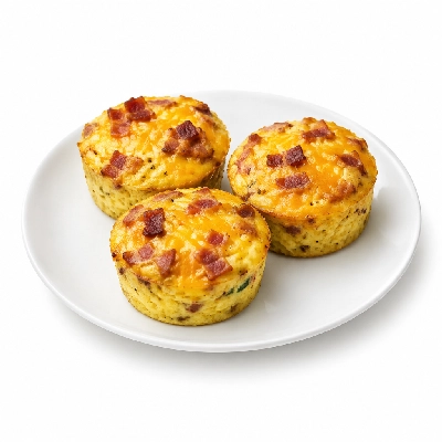Fit AF Lean Turkey Bacon Cheddar Baked Egg Frittatas
